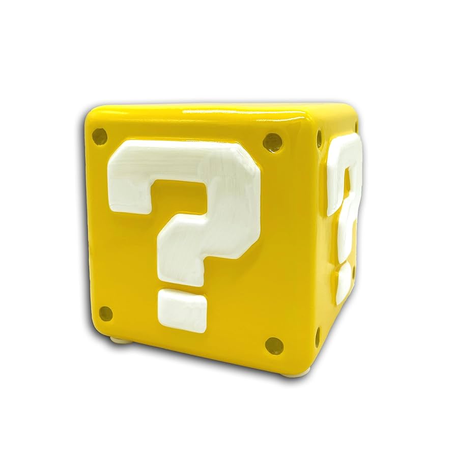 Amazon.co.jp: スーパーマリオ - 疑問符ブロック - 貯金箱 4.8